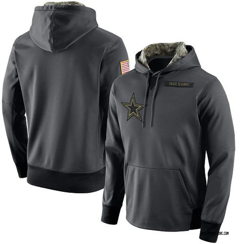 men's dallas cowboys salute to service hoodie