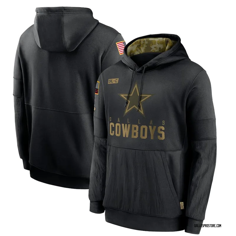 Dallas Cowboys Nike Youth Sideline Fleece Performance Pullover Hoodie - Navy