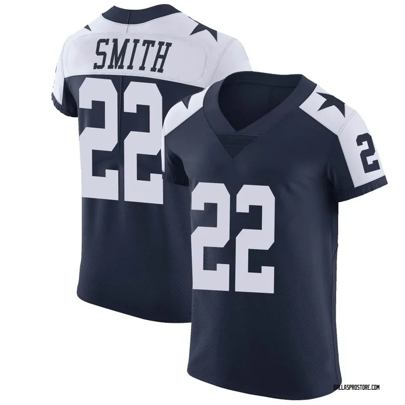 Navy Men's Emmitt Smith Dallas Cowboys Elite Alternate Vapor Untouchable Jersey