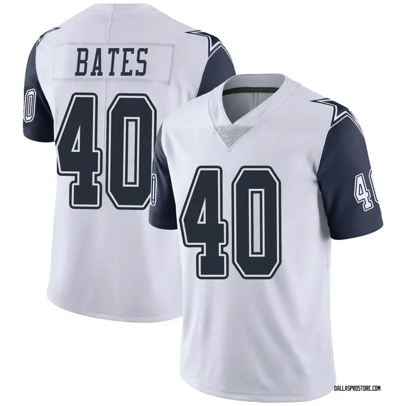 فوائد الطاقة الشمسية Men's Dallas Cowboys #40 Bill Bates White Retired Player NFL Nike Elite Jersey بورن هول