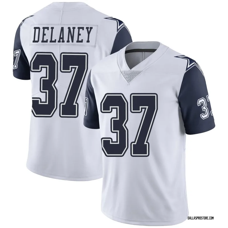 White Men's Dee Delaney Dallas Cowboys Limited Color Rush Vapor Untouchable Jersey