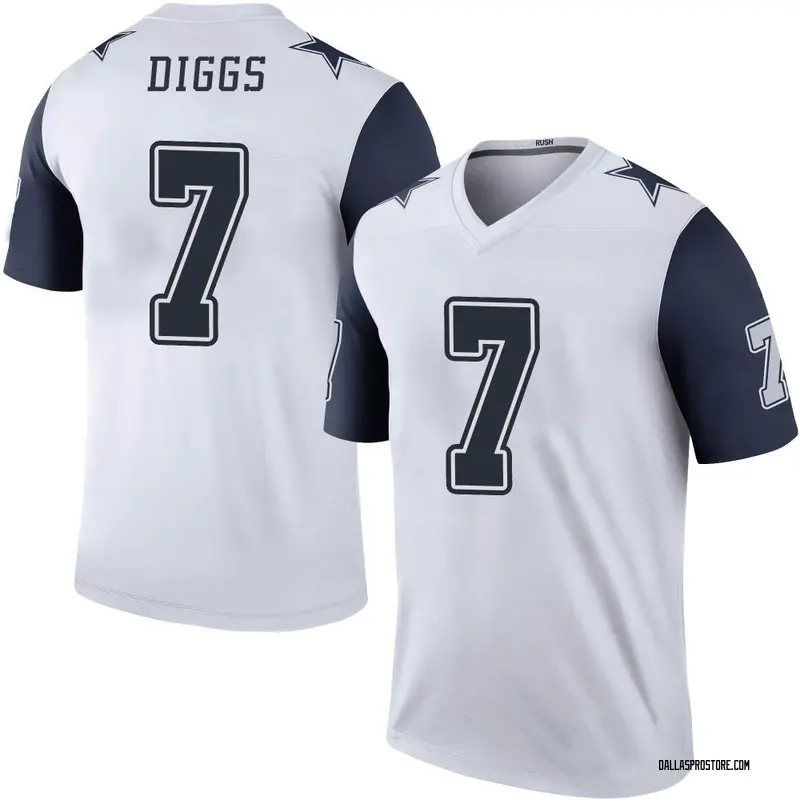 White Men's Trevon Diggs Dallas Cowboys Legend Color Rush Jersey