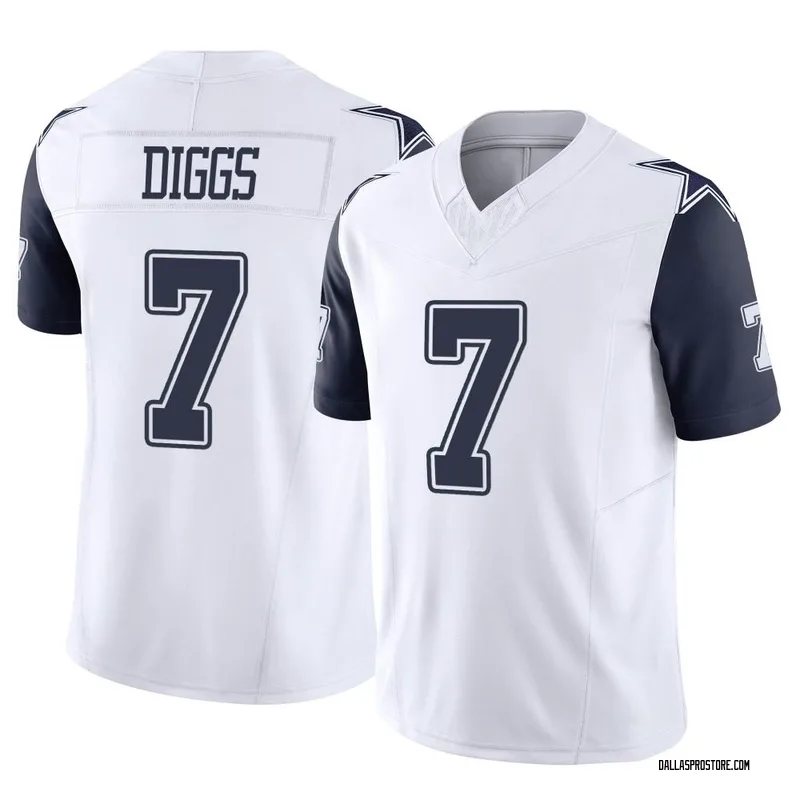 men's dallas cowboys trevon diggs nike black rflctv limited jersey