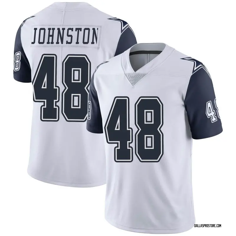 White Youth Daryl Johnston Dallas Cowboys Limited Color...