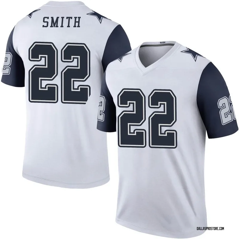 White Youth Emmitt Smith Dallas Cowboys Legend Color Rush Jersey